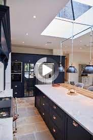 Dark Blue Kitchen Open Plan Kitchen Dining Living Open Plan Kitchen Dining Open Plan Kitchen Living Room