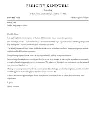Internship Cover Letter Examples
