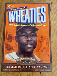 Hank Aaron Vintage Sports Cereal Boxes for sale