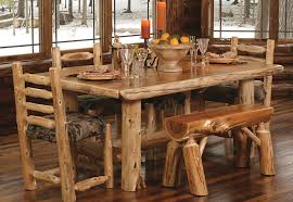 At log furniture place, you don't have to settle for any old dining table. Small Rustic Kitchen Table And Chairs Novocom Top