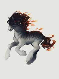 September Iri Bancha An Art Print By Heather Penn Mythical Creatures Art Animal Drawings Horse Drawings