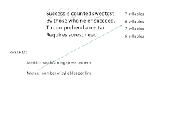 This is rational if a person considers something as simple as water. The Form Of Poetry Success Is Counted Sweetest By Those Who Ne Er Succeed To Comprehend A Nectar Requires Sorest Need Not One Of All The Purple Host Ppt Download