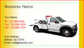 Customize your business cards with dozens of themes, colors, and styles to make an impression. Tow Truck Business Cards Designsnprint