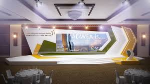 Design Proposal For Adwea Excellence Award Event With Viola Communications Concert Stage Design Stage Design Church Stage Design