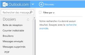 Vider Historique Recherche Message Outlook
