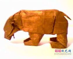 憨厚的动物折纸北极熊的方法教程 origami instructions paper crafts origami