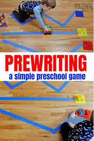 Prewriting With Colors And Movement Pre Writing Activities Preschool Writing Transportation Preschool