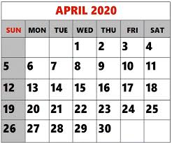 April 2020 Calendar Reminder For Your Meetings Free Printable Calendar Template In 2020 Calendar For April Calendar Template Free Printable Calendar Templates