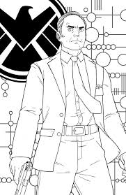 Phil Coulson By Jamiefayx Phil Coulson Superhero Coloring Captain Marvel