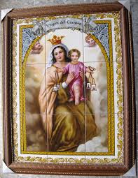 Catholic shop sells beautiful statues of our lady, and all orders over $40 ship free within the usa! Cuadro Virgen Del Carmen Rustiluz