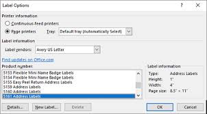 If the file being used contains multiple sheets, the select database table dialog box appears. Create And Print Labels Office Support