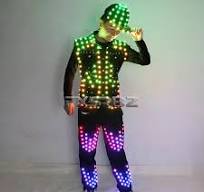 Full Color LED Costume Men's Bar Hosting Luminous Clothing Hat Pants Tron  Suit Melbourne Shuffle Dance Light Up Jacket - AliExpress 200000532