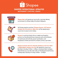 Shopee express tracking spx tracking. Mco Shopee To Continue Business As Usual In Malaysia