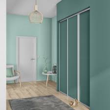 Nuancier de peintures murales : Peinture Bleu Celadon Et Vert D Eau Pour Adoucir L Entree Leroy Merlin
