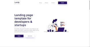 The templates can be combined with one of the example applications to form a complete starter. Github Adrinlol Landy React Template Landy Is A Free React Landing Page Template Designed For Developers And Startups Who Want To Create A Quick And Professional Landing Page For Their Business Or Project