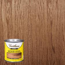 Early american is a good color for blending and is more of a brown stain. Varathane 8 Oz Early American Classic Wood Interior Stain 4 Pack 339734 The Home Depot