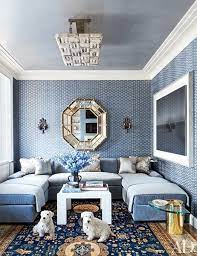 Purple and blue at play together again here, this time in a much more vivid combo. 30 Rooms That Showcase Blue And White Decor Architectural Digest