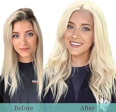 Amazon.com : DOORES Clip in Hair Extensions Bleach Blonde 100g 7pcs 14 Inch  Real Human Hair Extensions Straight Natural Remy Weft : Beauty & Personal  Care