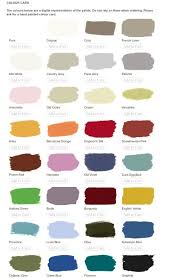 Annie Sloan Colour Chart In 2019 Annie Sloan Chalk Paint