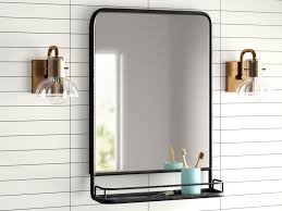 Vintage wall shelf metal wire bathroom kitchen storage rack basket plant display. The Best Mirror Shelves For Your Designing And Streamlining Your Home Spy