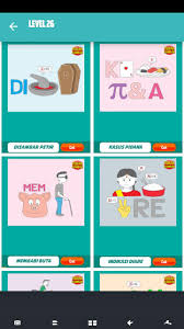 Kunci jawaban tebak gambar lengkap semua level 1 23 bagi sobat semua yang telah menggunakan hp android dan senang bermain game menggunakan smartphone nya rasanya mungkin sudah tidak asing lagi dengan game tebak gambar. Full Jawaban Tebak Gambar For Android Apk Download