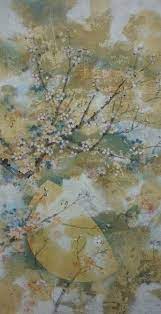 武田裕子 月光花影 左 left wing takeda hiroko 日本画 美術家 日本美術