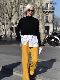 This top notch gray hairstyle suits women over 50 with gray hair. 22 Grey Haired Women Who Prove It S Chic To Be Natural Who What Wear Uk