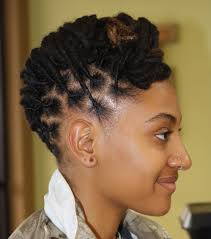 Awesome Updo Loc Natural Hair Creations For Back To School Time Styled At Djea Natural Hair Spa L Natural Hair Salons Natural Hair Styles Natural Hair Spa