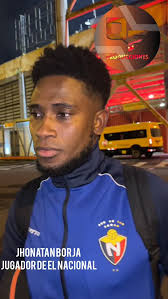 Declaraciones del jugador de El Nacional Jonathan Borja post partido ante  S.D Aucas , 🗣: " Creo que ahora es cuando necesita apoyo el club , no solo  en las buenas", 📹🎙: @qfproducciones , #futbol ...