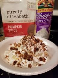 Dark chocolate cream dessert northern nester. My Favorite Fall Keto Dessert Sugar Free Whipped Heavy Cream Topped With 1 2 A Serving Of Low Carb Pumpkin Spice Grain Free Granola 4g Net Carbs Keto Food