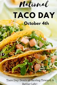 I will use random.org to choose the winning entry. National Taco Day Deals October 4 2018