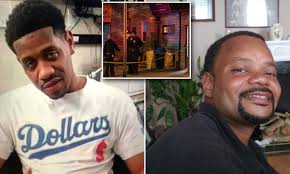 PICTURED: Two of the four men who were shot dead inside an illegal gambling  club in Brooklyn