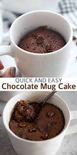 This Microwave Chocolate Mug Cake Will Become Your New Obsession It S The Easiest And Fastest Way To Desserts Easy Chocolate Mug Cake Cooking Recipes Desserts
