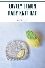 Lemon Knit Hat For Preemie Newborn Sizes For Preemie Till Etsy Knitted Baby Beanies Baby Hats Knitting Knitted Hats