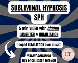 Subliminal SPH Humiliation Hypnosis Video. 5 Min Video With - Etsy Israel