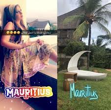 حليمة بولند تستجم في جزر موريشيوس وتثير الجدل بصورها في حمام السباحة صور بالبلدي Belbalady Mauritius Style My Style