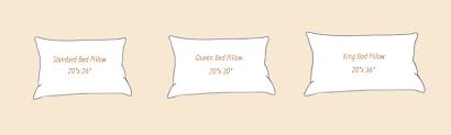 Throw pillow size and fabric size chart. Pillow Sizes Bed Pillow Sizes