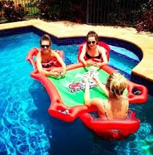 Inflatable Pool Poker Set Pool Summertime Cool Pools