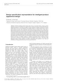 Any c hanges to this requirements definition will be coordinated with and approved by the undersigned or their designated representatives. Pdf Design Specification Representation For Intelligent Product Appearance Design