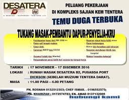 Chan tee ling (awaiting gazettement) hospital seremban 1. Jawatan Kosong Pembantu Dapur Hospital Desainrumahid Com