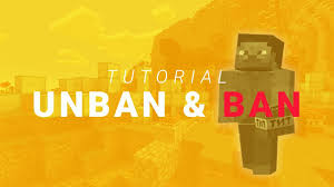 Just telling you guys how to unbar people from your minecraft server. How To Ban And Unban Minecraft Players Youtube