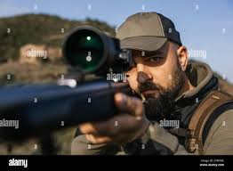 Marksman with rifle hi-res stock photography and images