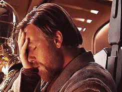 Obi Wan Star Wars Jedi Facepalm Gif Star Wars Day Memes Star Wars Funny Pictures