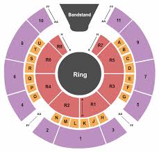 Center Stage Seating Chart Interactive Seating Chart