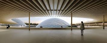 Taiyuan Botanical Garden Dmaa Landscape Museum China Dezeen 01 1000 The Heart Of The Attraction Will Be Three Vaul Dome Greenhouse Botanical Gardens Greenhouse