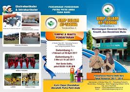 Desain Iklan Penerimaan Siswa Baru Sekolah Brosur Periklanan Sekolah