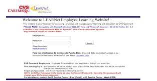 Cvs Learnet Login Cvs Login Learning