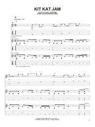 Kit Kat Jam Sheet Music Dave Matthews Band Guitar Tab
