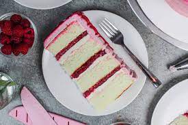 In another bowl, whisk the egg yolks, water, oil, raspberry syrup and vanilla. White Chocolate Raspberry Cake Delicious Recipe From Scratch