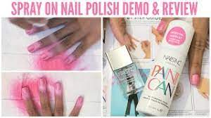 Does It Work Nails Inc Paint Can Spray On Nail Polish Demo And Review Youtube